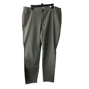 DRESS BARN SIGNATURE FIT SKINNY GRAY PANTS WOMENS SIZE 18 NWT